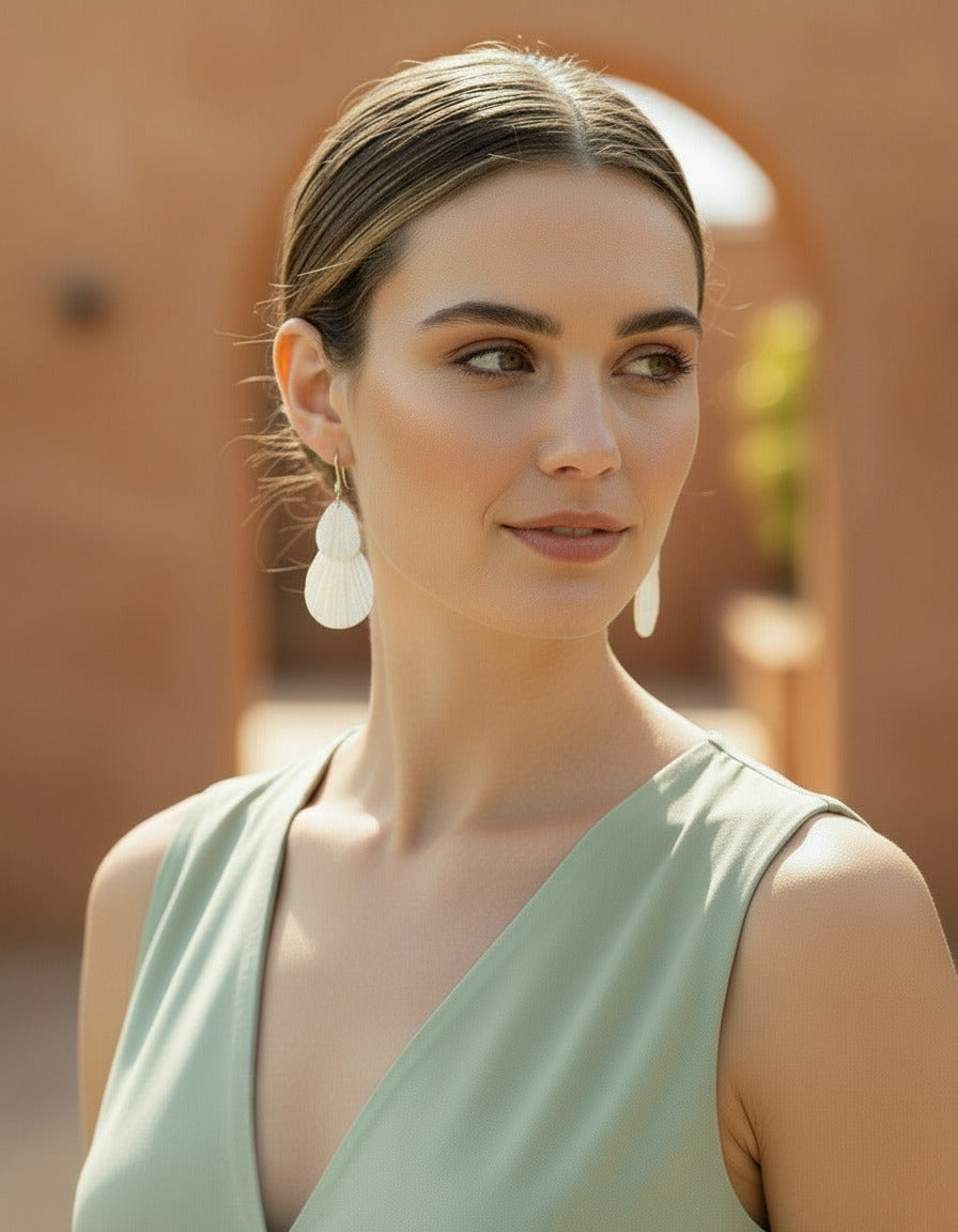 Boucles d'Oreilles Coquillage Karen