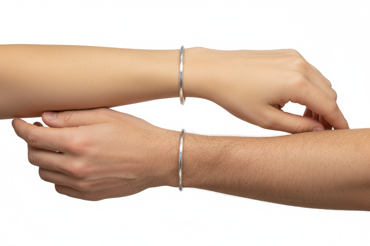 Bracelet facettes larges Karen