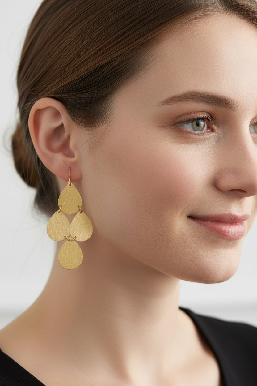 Boucles d'Oreilles Laiton 8