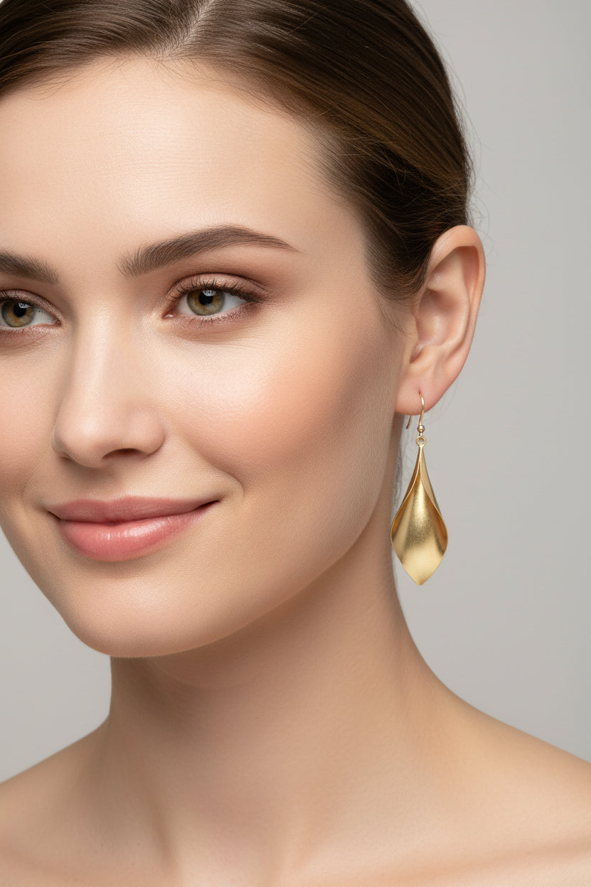 Boucles d'Oreilles Laiton 12