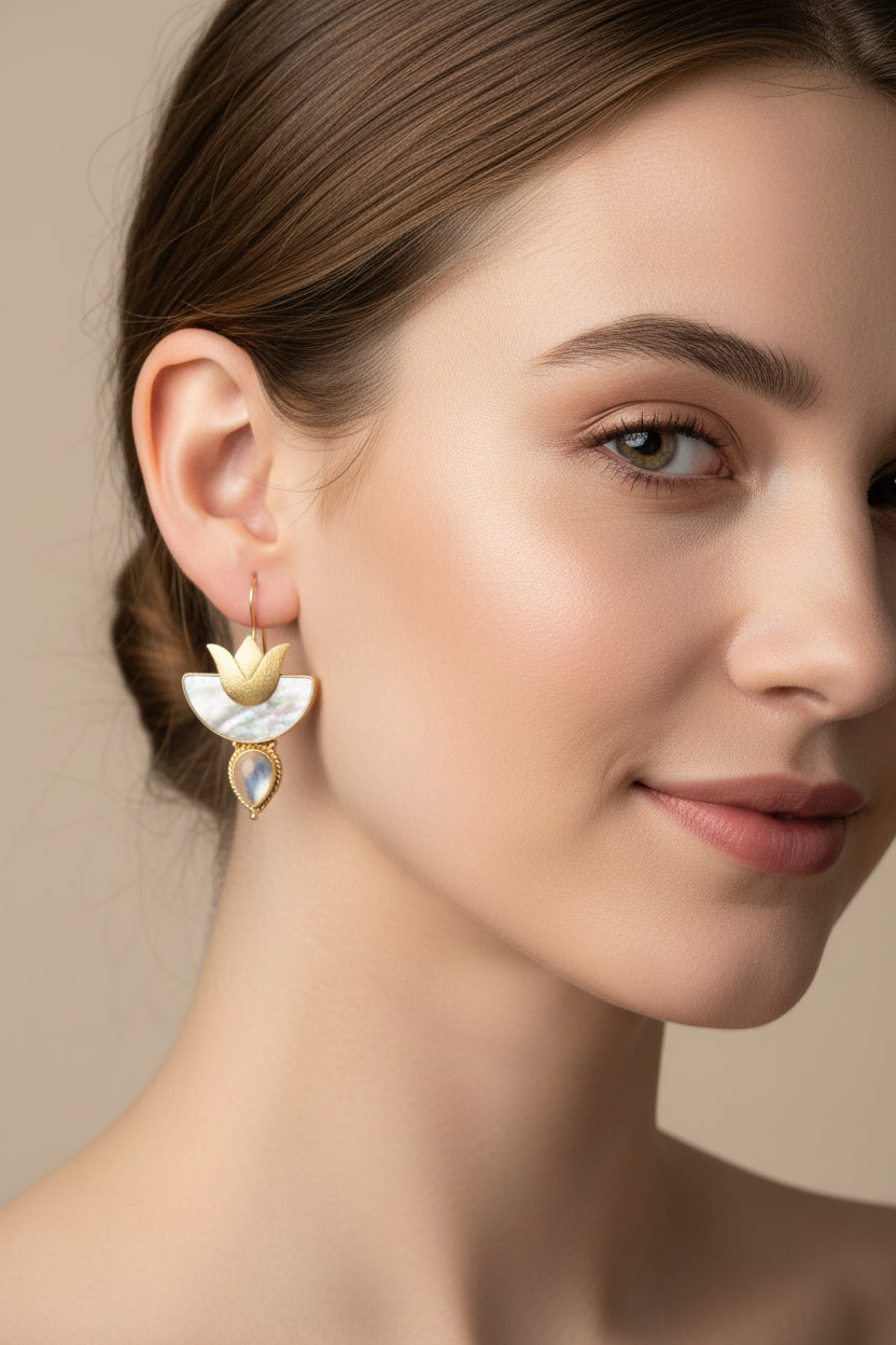 Boucles d'Oreilles Laiton 13