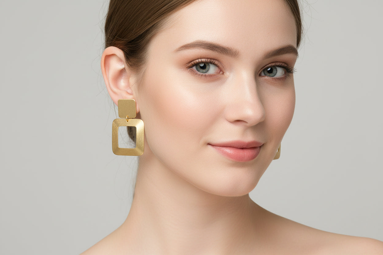 Boucles d'Oreilles Laiton 19