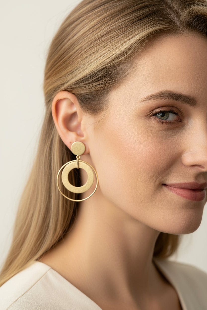 Boucles d'Oreilles Laiton 21
