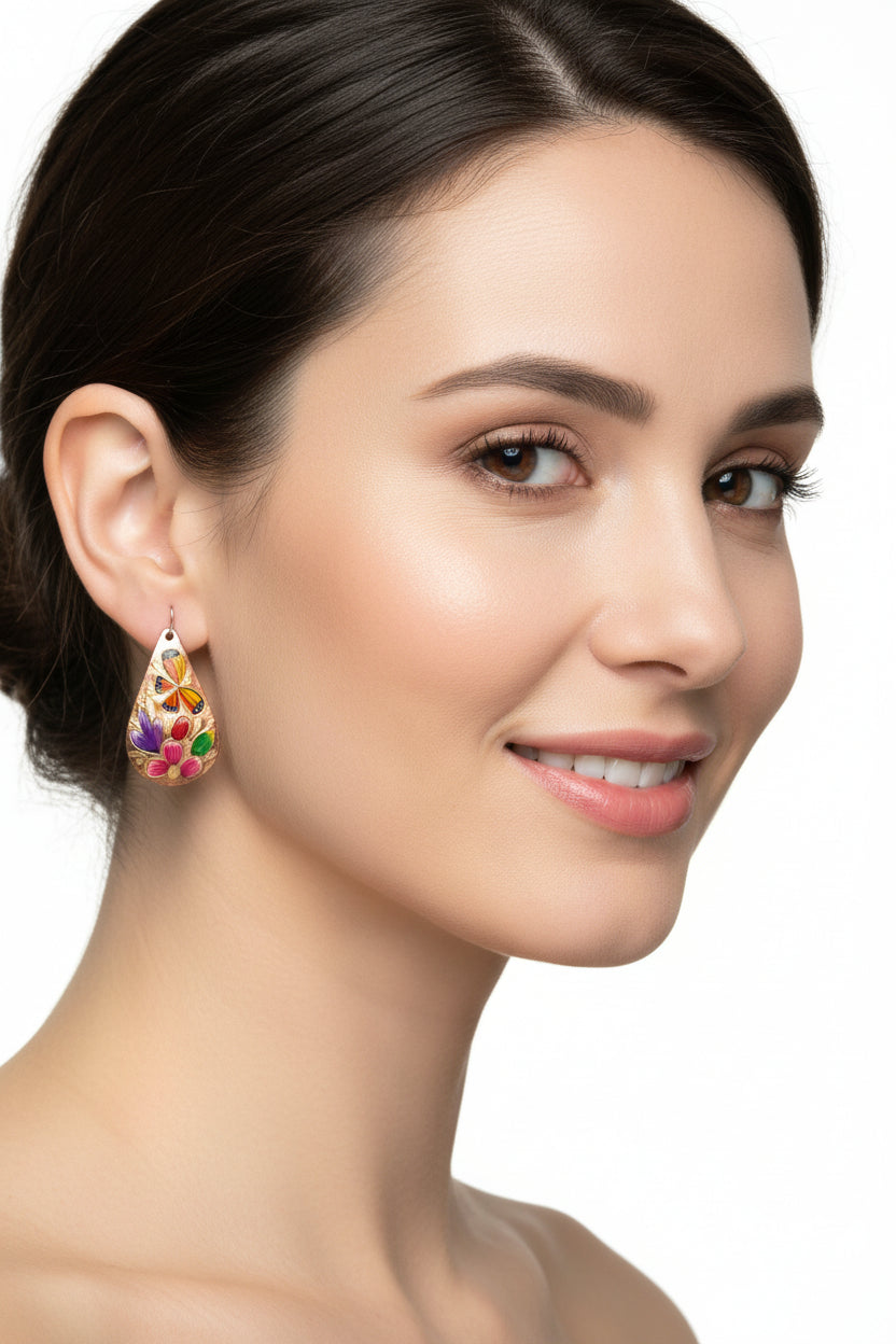 Boucles d'oreilles Flores Mexique
