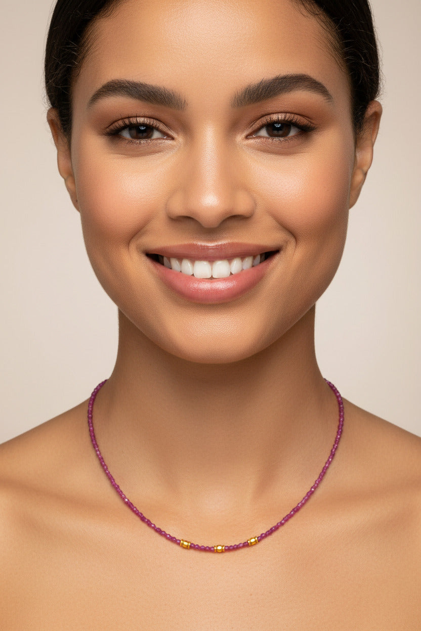 Collier Pushkar Rubis