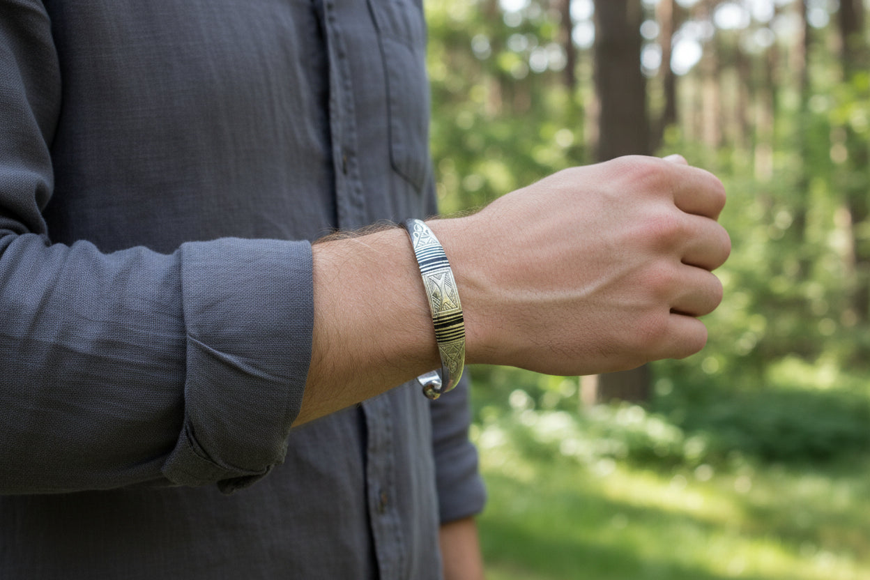 Bracelet ciselé Touareg