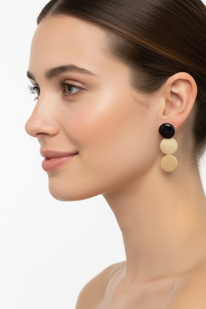 Boucles d'Oreilles Laiton 1