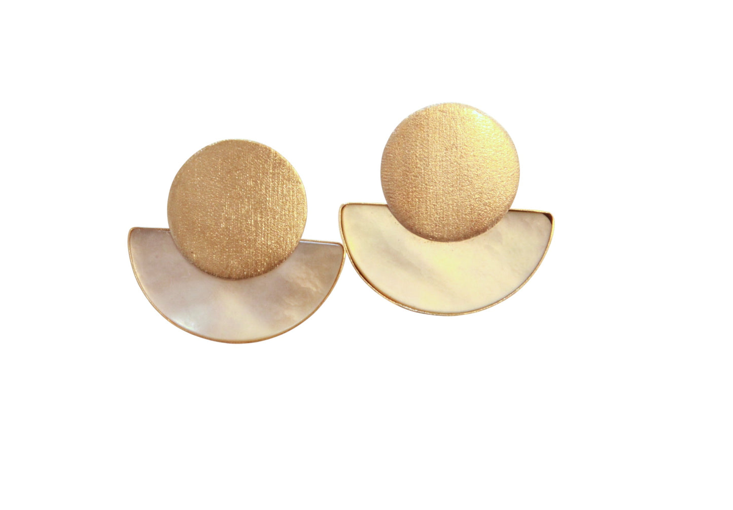 Boucles d'Oreilles Laiton Eclipse