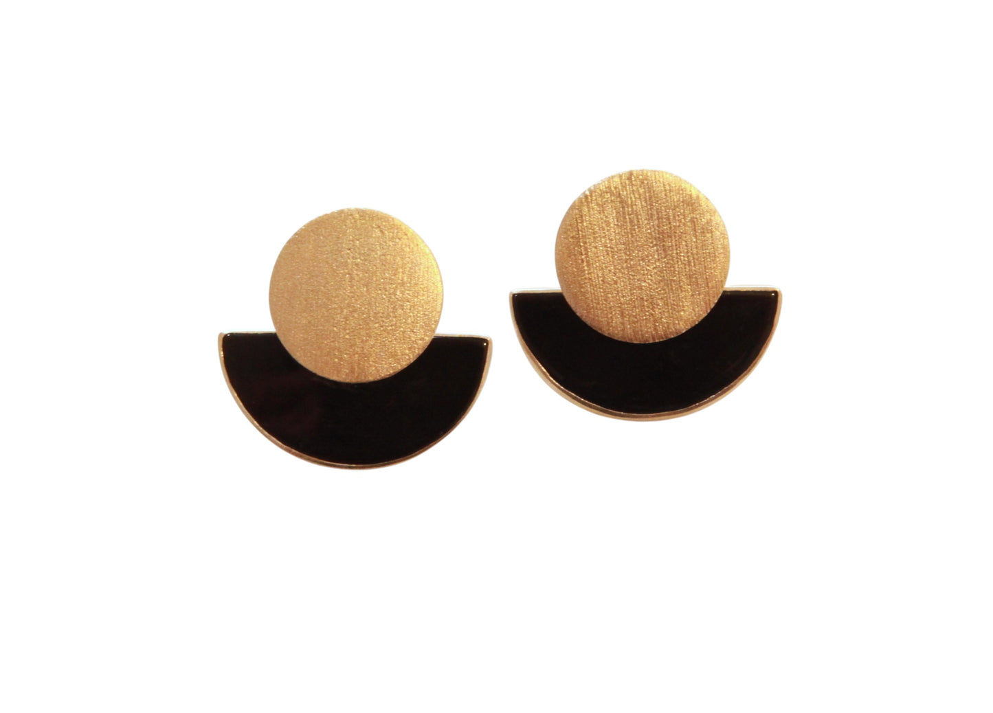 Boucles d'Oreilles Laiton Eclipse