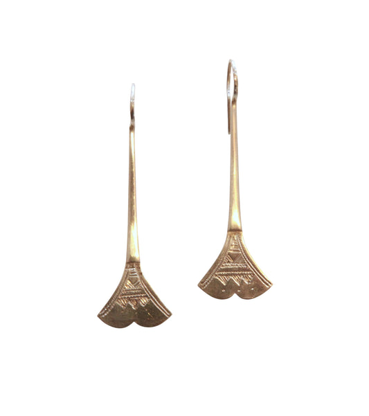Boucles d'Oreilles Papyrus Touareg