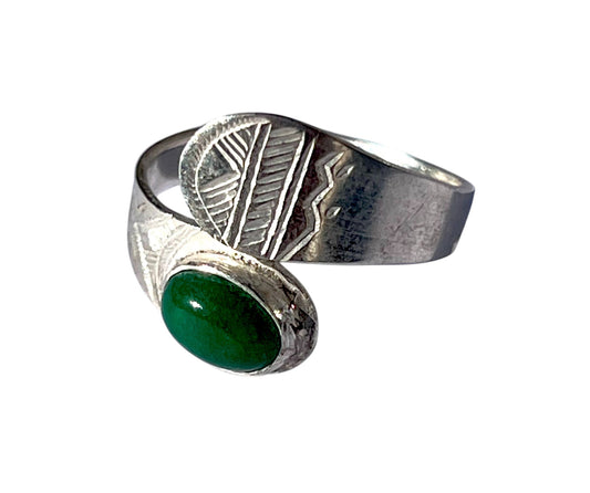 Bague Oasis verte Touareg