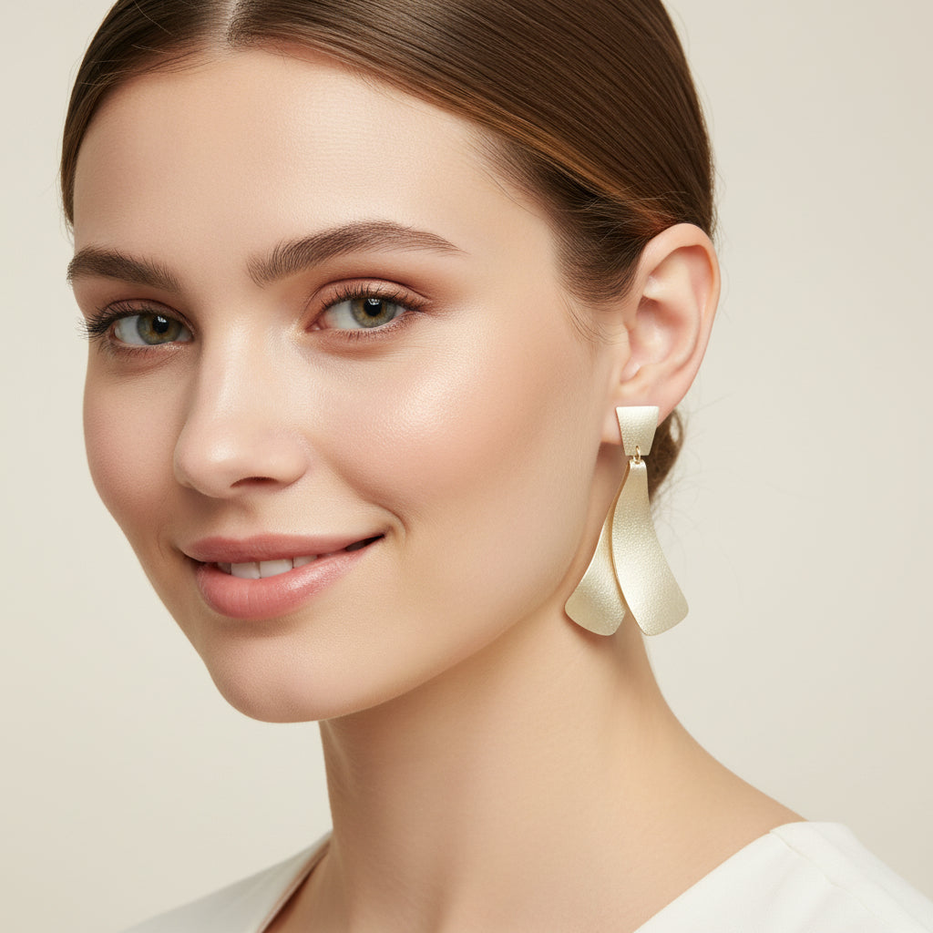 Boucles d'Oreilles Laiton 10