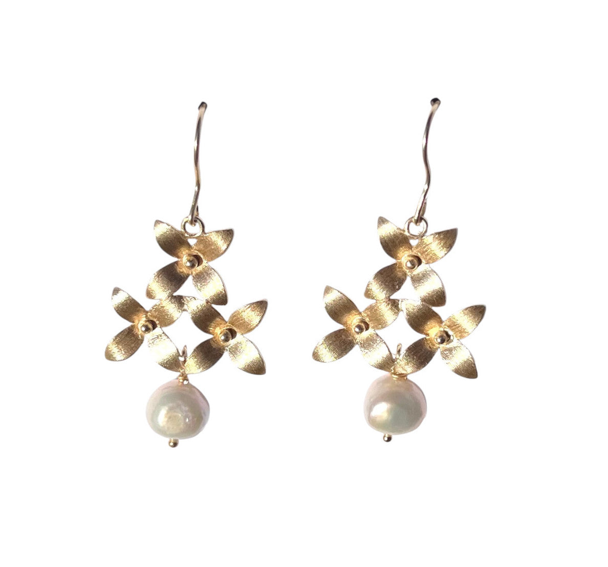 Boucles d'Oreilles Laiton 14