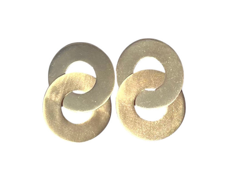 Boucles d'Oreilles Laiton 18