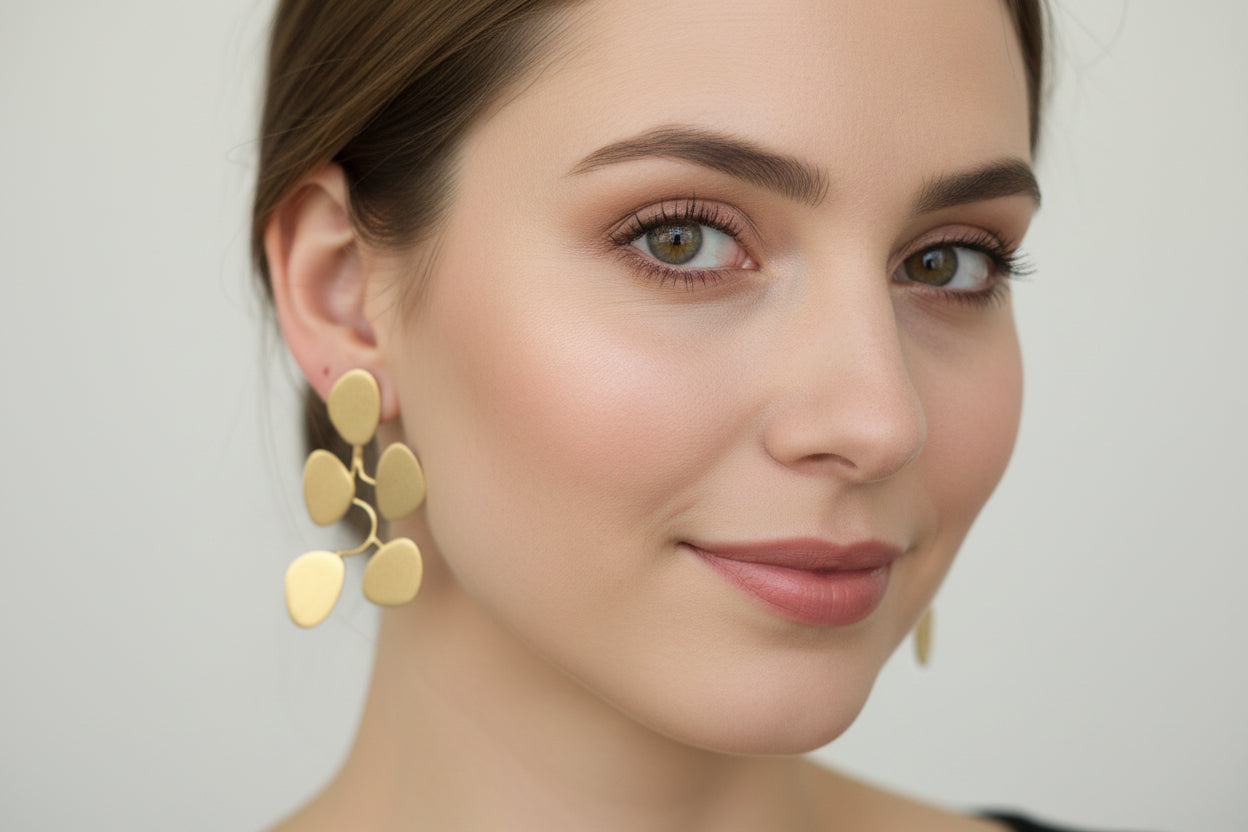 Boucles d'Oreilles Laiton 20