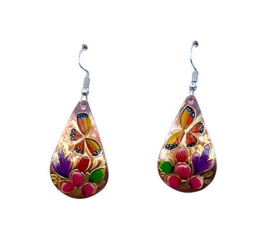 Boucles d'oreilles Flores Mexique